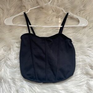 Black garage tank. Size XS.